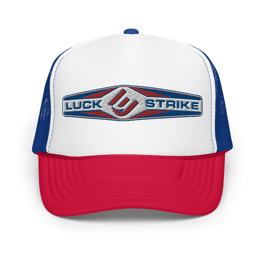 LUCK E STRIKE Foam trucker hat